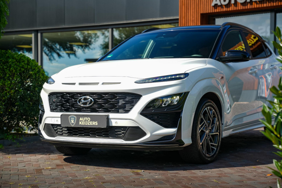Hyundai Kona 1.6 T N-Line Camera Stoelvent. Stuurverw DAB+ Navigatie Keyless 200pk!