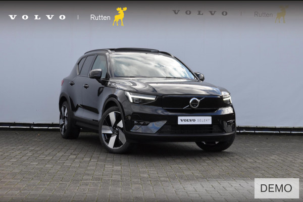 Volvo XC40 408PK Twin Motor Ultimate 82 kWh / Pixel LED/ Adaptieve cruise control/ Panoramadak/ Elektrische stoelen met geheugen/ BLIS/ Elektrische achterklep/ Parkeersensoren met 360 Camera/ Stoel en stuurwielverwarming/ Mistlampen/ Luxe bekleding/ 20" Velgen/ Harman kardon audio/ Apple carplay