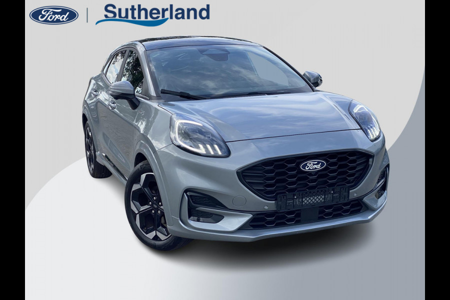 Ford Puma 1.0 EcoBoost Hybrid ST-Line X 155pk Automaat | Panoramadak | Afneembare trekhaak | Winter Pack | Adaptive cruise control | 360 graden camera | Bang&Olufsen | Elektrsiche achterklep | Matrix LED
