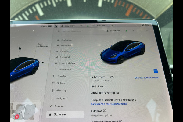 Tesla Model 3 Long Range RWD 75 kWh 88% SOH 1e EIG NL-Auto Rijklaarprijs!