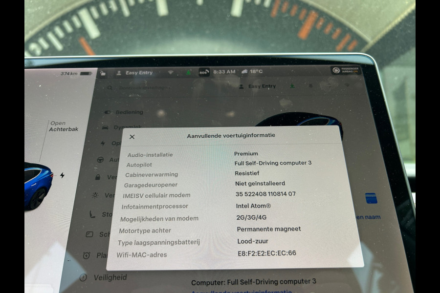 Tesla Model 3 Long Range RWD 75 kWh 88% SOH 1e EIG NL-Auto Rijklaarprijs!