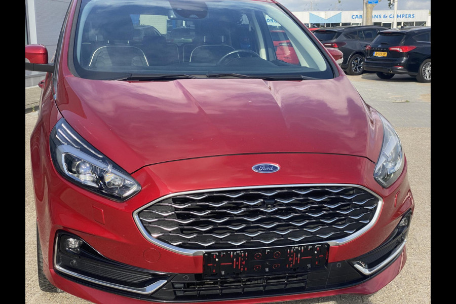 Ford S-Max 2.5 FHEV 5p Vignale 190pk | Full LED | SONY SYNC 3 Navigatie | Stoelverwarmingen en Koeling | Adaptieve Cruise | BLIS | 1.700kg Trekgewicht