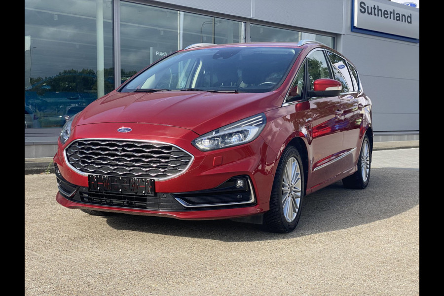 Ford S-Max 2.5 FHEV 5p Vignale 190pk | Full LED | SONY SYNC 3 Navigatie | Stoelverwarmingen en Koeling | Adaptieve Cruise | BLIS | 1.700kg Trekgewicht