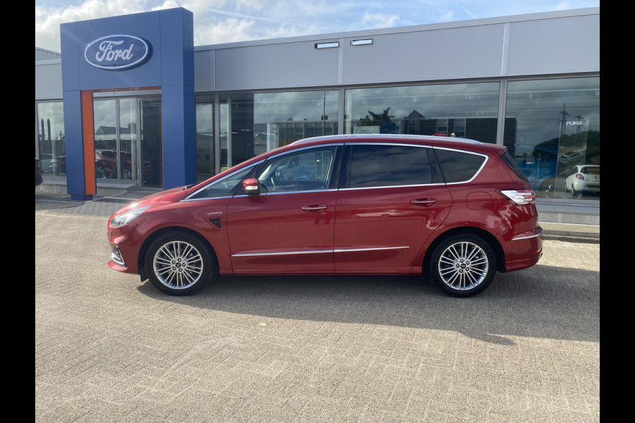 Ford S-Max 2.5 FHEV 5p Vignale 190pk | Full LED | SONY SYNC 3 Navigatie | Stoelverwarmingen en Koeling | Adaptieve Cruise | BLIS | 1.700kg Trekgewicht