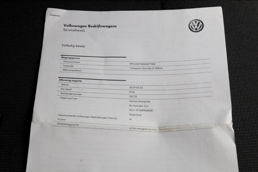 Volkswagen Transporter 2.0 TSI 150pk Benzine L2H3 Trendline Airco/Camera/Camper? BPM-VRIJ 03-2019