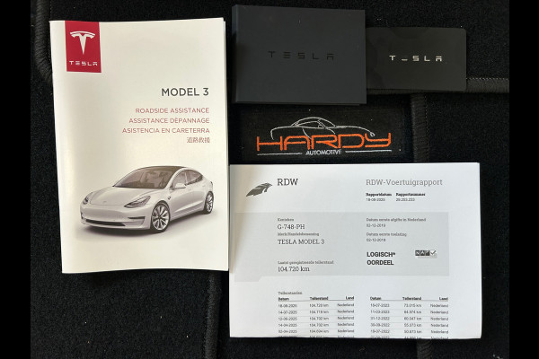 Tesla Model 3 Standard RWD Plus 60 kWh 86% SOH  19INCH 1e Eigenaar NL-Auto