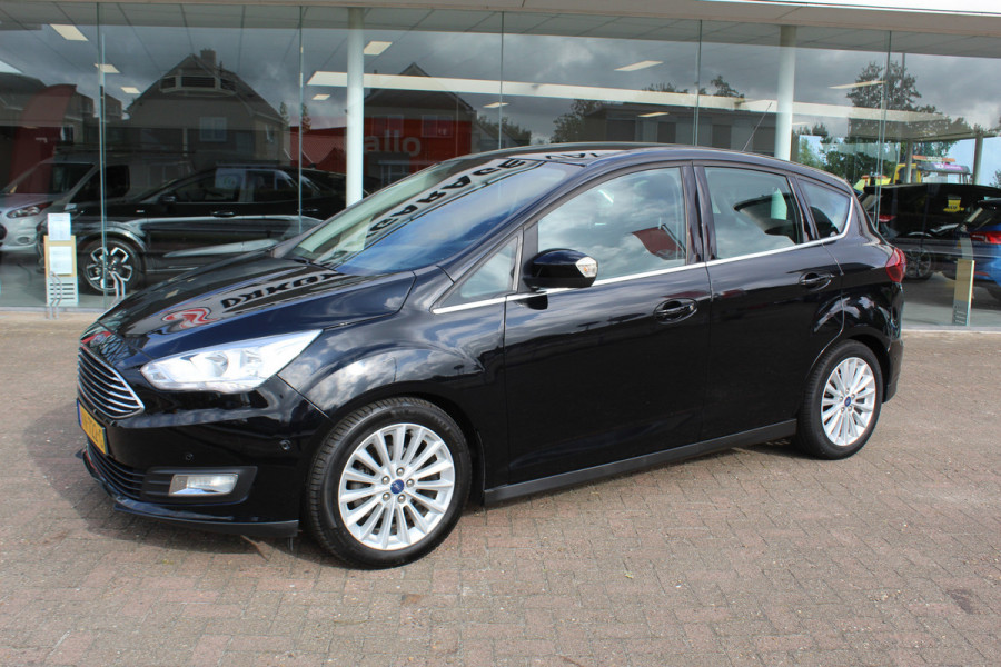Ford C-MAX 1.0 Titanium , 125pk Climate control , Camera , Trekhaak afneembaar , Cruise Navigatie , Bluetooth , Park. Assist , LED dag rijverlichting