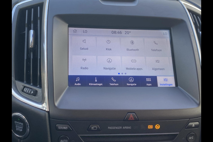 Ford S-Max 2.5 FHEV 5p Vignale 190pk | Full LED | SONY SYNC 3 Navigatie | Stoelverwarmingen en Koeling | Adaptieve Cruise | BLIS | 1.700kg Trekgewicht
