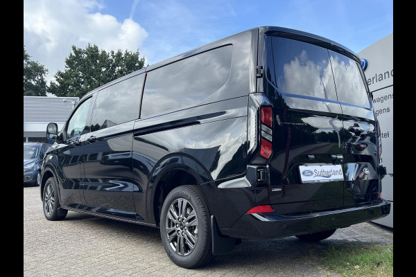 Ford Transit Custom 320 2.5 PHEV L2H1 Limited DC | SCI | 233pk | Dubbele Cabine | Dubbele zijschuifdeur | 12-weg verstel- en verwarmbare AGR Stoelen | Inklapbare trekhaak | 17 inch lichtmetalen velgen | Driver Assistance Pack Premium  | Verwarmbaar stuurwiel | Bekleding zijwand en achterdeuren (volledig) | PRIJS EX. BTW INCL. BPM