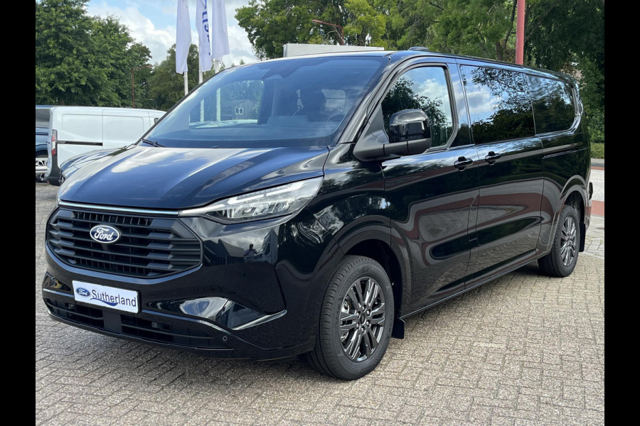 Ford Transit Custom 320 2.5 PHEV L2H1 Limited DC | SCI | 233pk | Dubbele Cabine | Dubbele zijschuifdeur | 12-weg verstel- en verwarmbare AGR Stoelen | Inklapbare trekhaak | 17 inch lichtmetalen velgen | Driver Assistance Pack Premium  | Verwarmbaar stuurwiel | Bekleding zijwand en achterdeuren (volledig) | PRIJS EX. BTW INCL. BPM