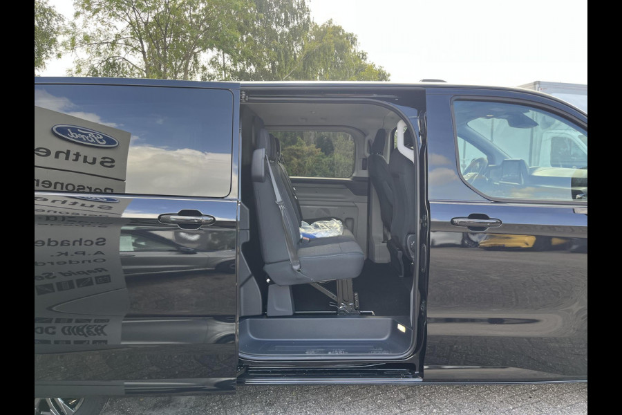 Ford Transit Custom 320 2.5 PHEV L2H1 Limited DC | SCI | 233pk | Dubbele Cabine | Dubbele zijschuifdeur | 12-weg verstel- en verwarmbare AGR Stoelen | Inklapbare trekhaak | 17 inch lichtmetalen velgen | Driver Assistance Pack Premium  | Verwarmbaar stuurwiel | Bekleding zijwand en achterdeuren (volledig) | PRIJS EX. BTW INCL. BPM