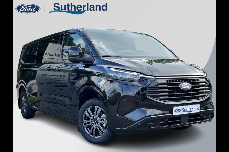 Ford Transit Custom 320 2.5 PHEV L2H1 Limited DC | SCI | 233pk | Dubbele Cabine | Dubbele zijschuifdeur | 12-weg verstel- en verwarmbare AGR Stoelen | Inklapbare trekhaak | 17 inch lichtmetalen velgen | Driver Assistance Pack Premium  | Verwarmbaar stuurwiel | Bekleding zijwand en achterdeuren (volledig) | PRIJS EX. BTW INCL. BPM