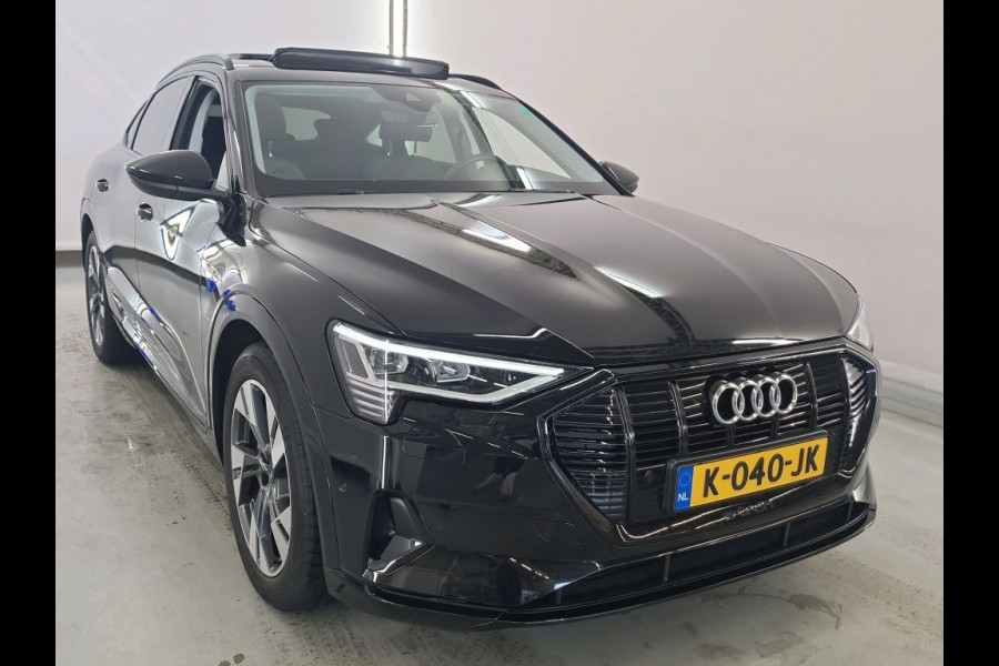 Audi e-tron Sportback 50 quattro Business edition Plus 71 kWh | Black Edition | Panoramadak | Memory Seats | Luchtvering | Adaptive Cruise Control | Apple Carplay | Keyless | Matrix LED | Leder | Stoelverwarming | NAP |