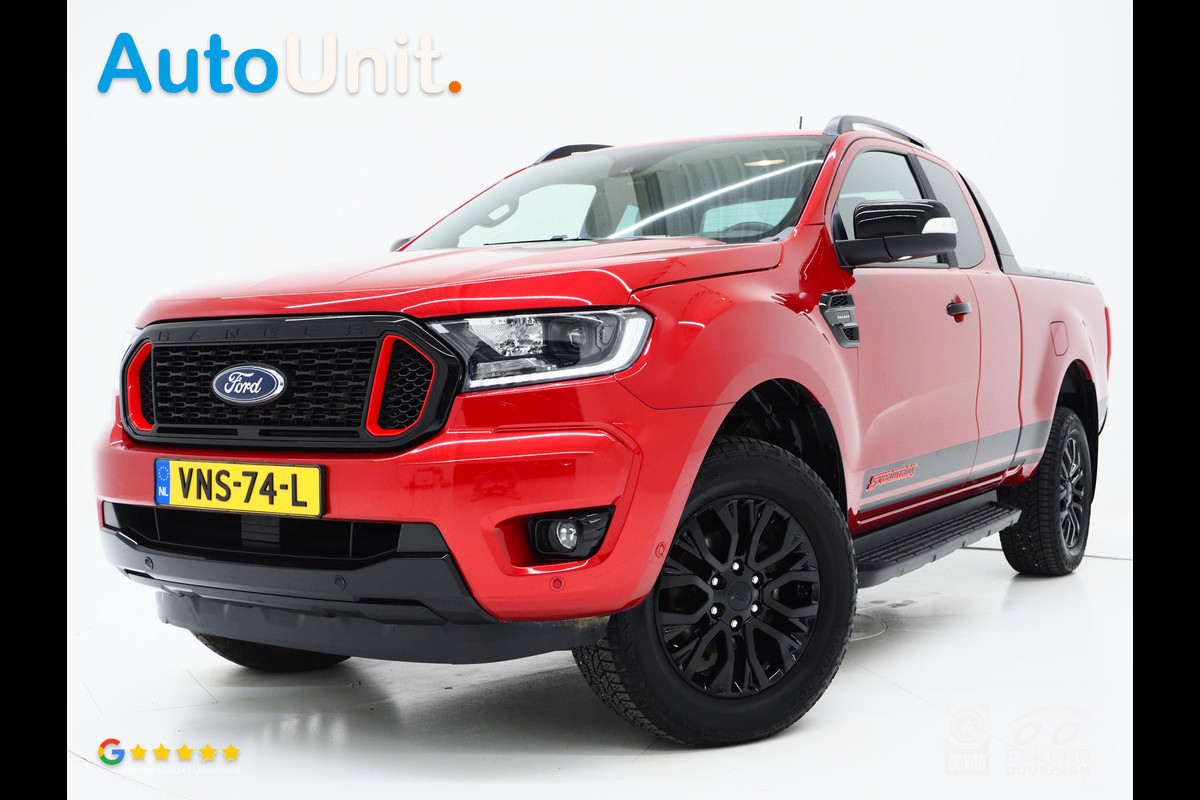 Ford Ranger 2.0 EcoBlue Wildtrak Supercab 4x4 | Trekhaak | Adaptive Cruise | Keyless | Camera | Treeplanken | Carplay Ford Ranger 2.0 EcoBlue Wildtrak Supercab 4x4 | Trekhaak | Adaptive Cruise | Keyless | Camera | Treeplanken | Carplay
