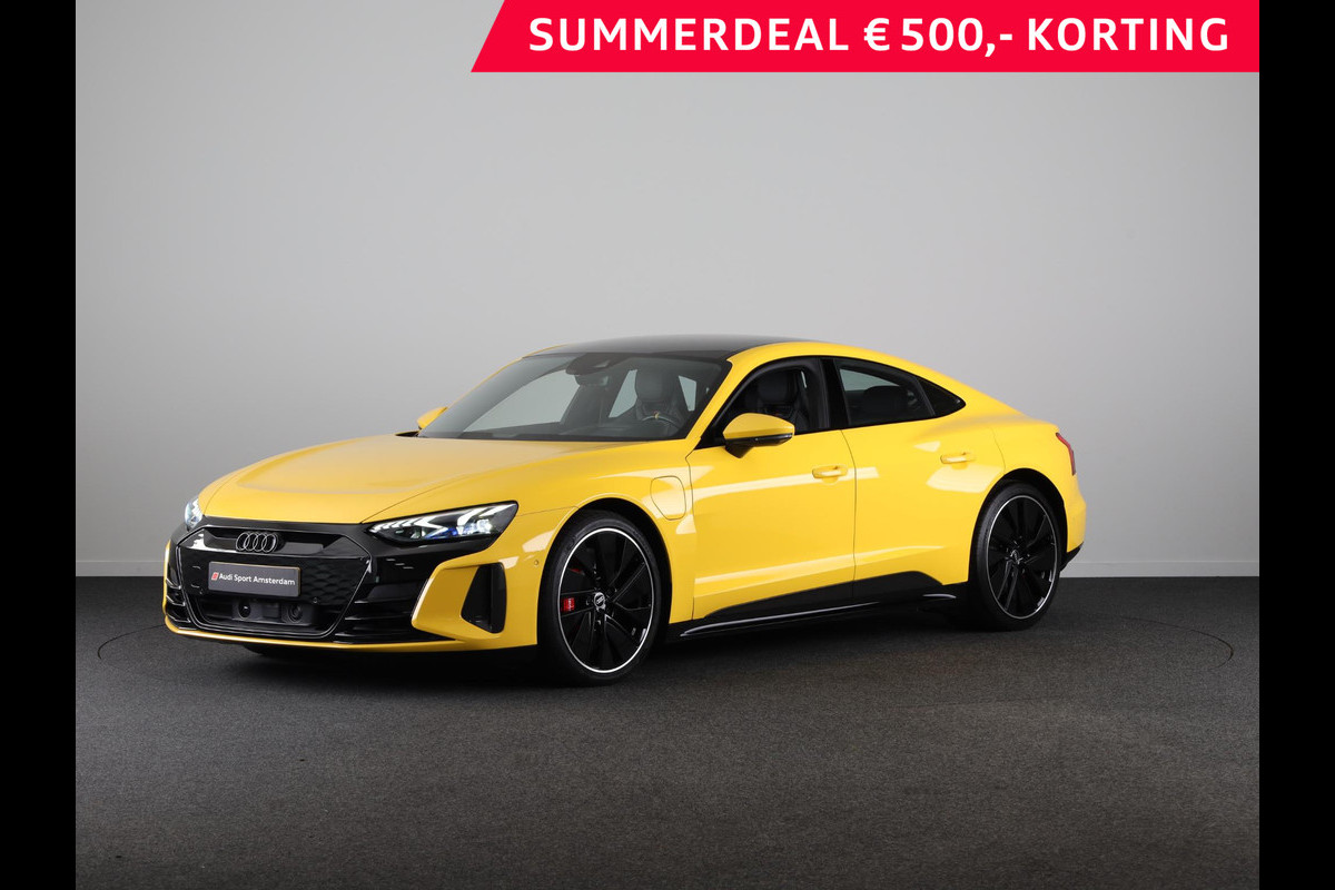 Audi e-tron GT RS 93 kWh 600pk | Matrix Laser Led | Optiekpakket Carbon | Stoelventilage/massage | Vierwielbesturing