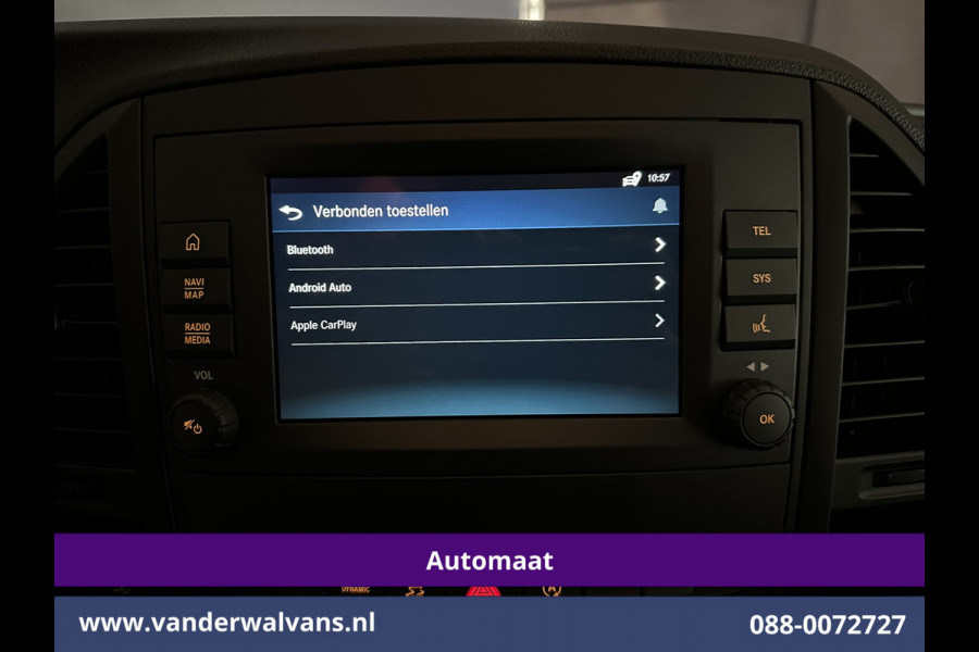 Mercedes-Benz Vito 116 CDI 164pk 9G-Tronic Automaat L3H1 Euro6 Airco | Camera | LED | Apple Carplay | 2500kg Trekhaak Android Auto, cruisecontrol, parkeersensoren