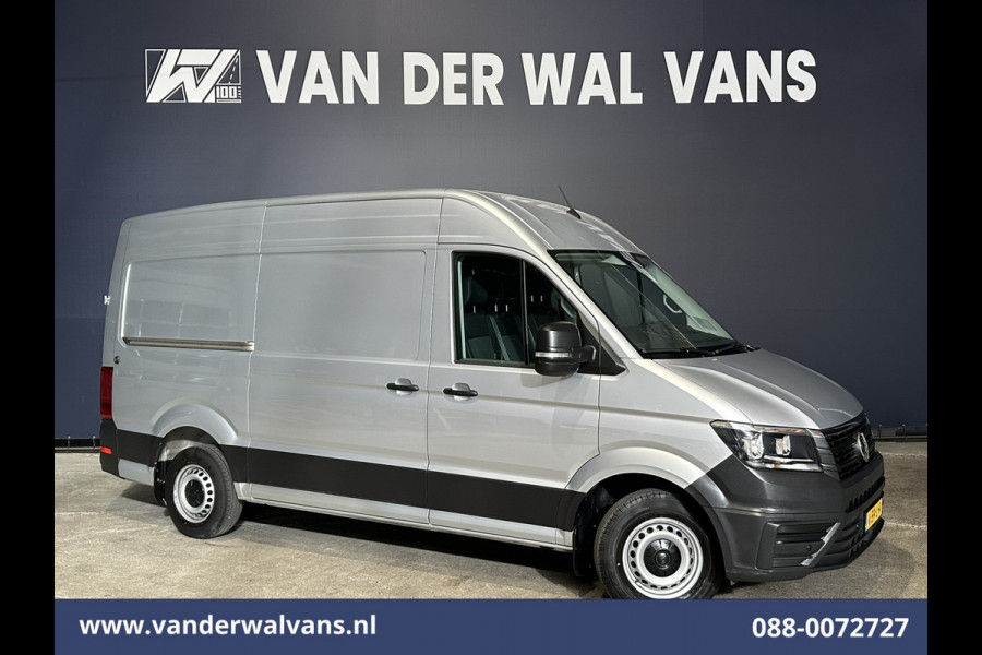 Volkswagen Crafter 2.0 TDI 141pk L3H3 L2H2 Euro6 Airco | Camera | Apple Carplay | Cruisecontrol | Chauffeursstoel Parkeersensoren, Bijrijdersbank, 3000kg trekvermogen,  Android Auto, zilver