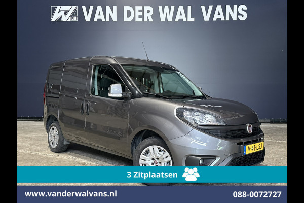 Fiat Dobló Cargo 1.3 MJ L1H1 Euro6 Airco | 3-Zits | Camera | Navigatie | Cruisecontrol | Parkeersensoren | Zijdeur, bijrijdersbank