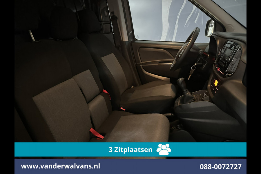 Fiat Dobló Cargo 1.3 MJ L1H1 Euro6 Airco | 3-Zits | Camera | Navigatie | Cruisecontrol | Parkeersensoren | Zijdeur, bijrijdersbank