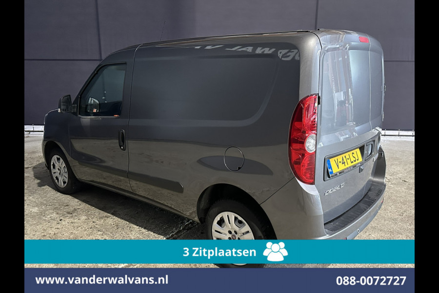 Fiat Dobló Cargo 1.3 MJ L1H1 Euro6 Airco | 3-Zits | Camera | Navigatie | Cruisecontrol | Parkeersensoren | Zijdeur, bijrijdersbank