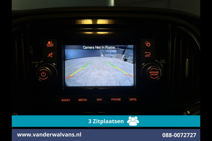 Fiat Dobló Cargo 1.3 MJ L1H1 Euro6 Airco | 3-Zits | Camera | Navigatie | Cruisecontrol | Parkeersensoren | Zijdeur, bijrijdersbank