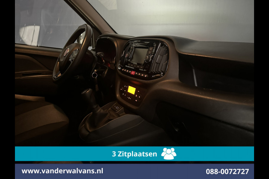 Fiat Dobló Cargo 1.3 MJ L1H1 Euro6 Airco | 3-Zits | Camera | Navigatie | Cruisecontrol | Parkeersensoren | Zijdeur, bijrijdersbank