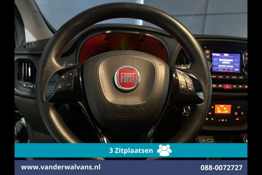 Fiat Dobló Cargo 1.3 MJ L1H1 Euro6 Airco | 3-Zits | Camera | Navigatie | Cruisecontrol | Parkeersensoren | Zijdeur, bijrijdersbank