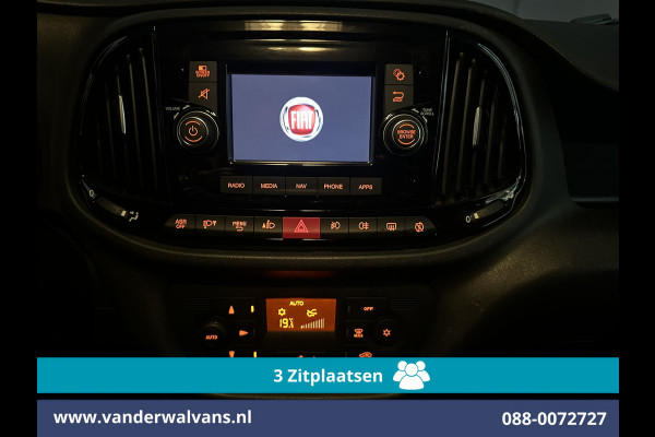 Fiat Dobló Cargo 1.3 MJ L1H1 Euro6 Airco | 3-Zits | Camera | Navigatie | Cruisecontrol | Parkeersensoren | Zijdeur, bijrijdersbank