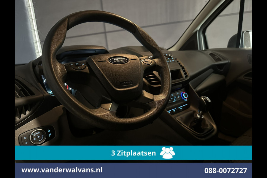 Ford Transit Connect 1.5 EcoBlue L1H1 Euro6 Airco | 3-zits | Verwarmde Voorruit Bluetoothtelefoon voorbereiding, Parkeersensoren, Bijrijdersbank