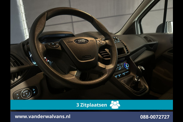 Ford Transit Connect 1.5 EcoBlue L1H1 Euro6 Airco | 3-zits | Verwarmde Voorruit Bluetoothtelefoon voorbereiding, Parkeersensoren, Bijrijdersbank