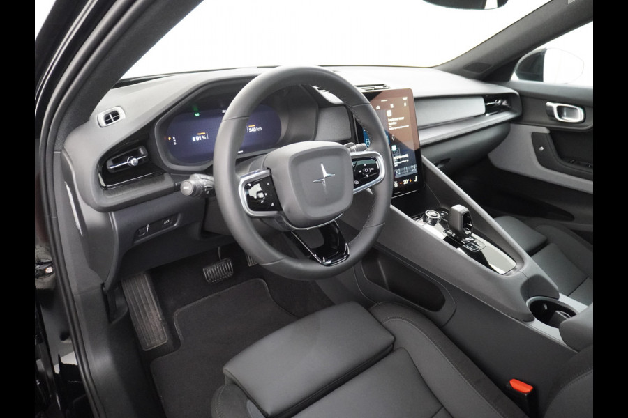 Polestar 2 78kWh 408PK PERFORMANCE 0-100 4,7sec. SOH 92,82% Long Range Trekhaak Pano-dak Elektr.Stoel+verwarmd Stuurverward (semi-)-AutoPil Google-Android® Navi 360°Camera Elek.Achterklep PDC-a+v Performance-Ophanging Premium-Audio Active-Grille Keyless LEDParkeerassist auto 1.500KG Trekgewicht! 1e Eigenaar 3fase 11kw thuis laden
