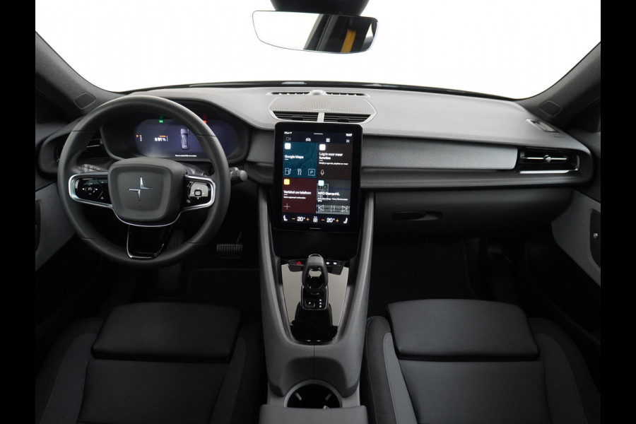 Polestar 2 78kWh 408PK PERFORMANCE 0-100 4,7sec. SOH 92,82% Long Range Trekhaak Pano-dak Elektr.Stoel+verwarmd Stuurverward (semi-)-AutoPil Google-Android® Navi 360°Camera Elek.Achterklep PDC-a+v Performance-Ophanging Premium-Audio Active-Grille Keyless LEDParkeerassist auto 1.500KG Trekgewicht! 1e Eigenaar 3fase 11kw thuis laden