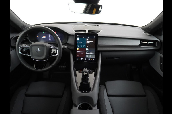 Polestar 2 78kWh 408PK PERFORMANCE 0-100 4,7sec. SOH 92,82% Long Range Trekhaak Pano-dak Elektr.Stoel+verwarmd Stuurverward (semi-)-AutoPil Google-Android® Navi 360°Camera Elek.Achterklep PDC-a+v Performance-Ophanging Premium-Audio Active-Grille Keyless LEDParkeerassist auto 1.500KG Trekgewicht! 1e Eigenaar 3fase 11kw thuis laden