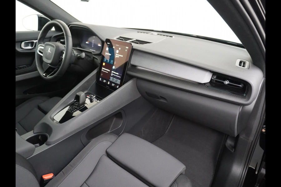 Polestar 2 78kWh 408PK PERFORMANCE 0-100 4,7sec. SOH 92,82% Long Range Trekhaak Pano-dak Elektr.Stoel+verwarmd Stuurverward (semi-)-AutoPil Google-Android® Navi 360°Camera Elek.Achterklep PDC-a+v Performance-Ophanging Premium-Audio Active-Grille Keyless LEDParkeerassist auto 1.500KG Trekgewicht! 1e Eigenaar 3fase 11kw thuis laden