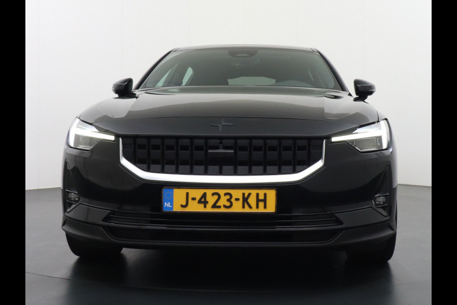 Polestar 2 78kWh 408PK PERFORMANCE 0-100 4,7sec. SOH 92,82% Long Range Trekhaak Pano-dak Elektr.Stoel+verwarmd Stuurverward (semi-)-AutoPil Google-Android® Navi 360°Camera Elek.Achterklep PDC-a+v Performance-Ophanging Premium-Audio Active-Grille Keyless LEDParkeerassist auto 1.500KG Trekgewicht! 1e Eigenaar 3fase 11kw thuis laden