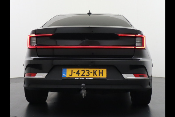 Polestar 2 78kWh 408PK PERFORMANCE 0-100 4,7sec. SOH 92,82% Long Range Trekhaak Pano-dak Elektr.Stoel+verwarmd Stuurverward (semi-)-AutoPil Google-Android® Navi 360°Camera Elek.Achterklep PDC-a+v Performance-Ophanging Premium-Audio Active-Grille Keyless LEDParkeerassist auto 1.500KG Trekgewicht! 1e Eigenaar 3fase 11kw thuis laden