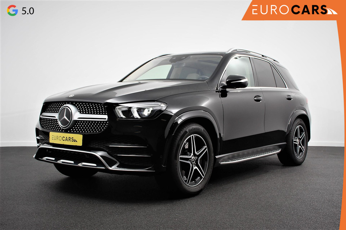 Mercedes-Benz GLE 350 e AMG 4-MATIC leder adaptive Cruise Control Burmester Audio Panorama dak 20 Inch Lichtmetalen Velgen Trekhaak