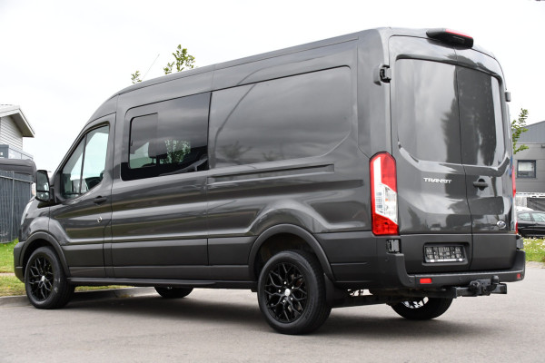 Ford Transit 350 2.0 TDCI L3H2 DC Raptor Grill Cruise, Camera, Carplay, Automaat, Sensoren, Trekhaak, NAVI, Multimedia, Uniek!