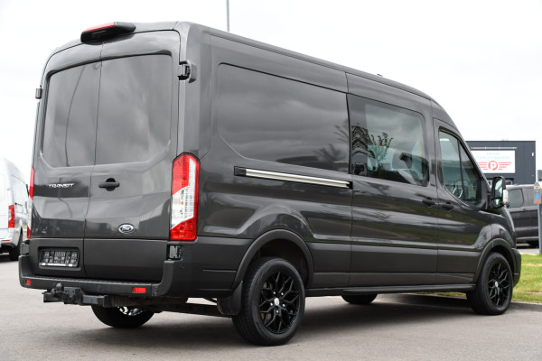 Ford Transit 350 2.0 TDCI L3H2 DC Raptor Grill Cruise, Camera, Carplay, Automaat, Sensoren, Trekhaak, NAVI, Multimedia, Uniek!