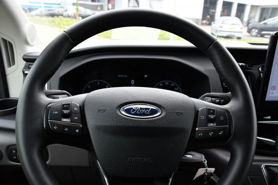 Ford Transit 350 2.0 TDCI L3H2 DC Raptor Grill Cruise, Camera, Carplay, Automaat, Sensoren, Trekhaak, NAVI, Multimedia, Uniek!