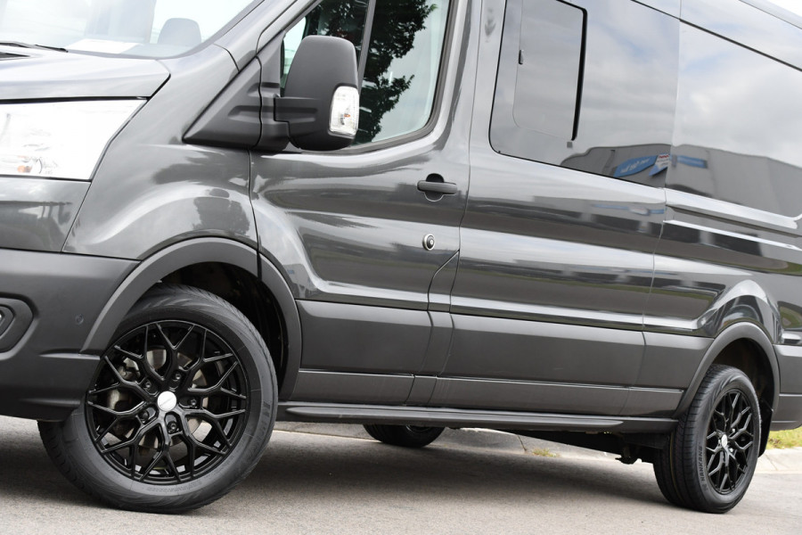 Ford Transit 350 2.0 TDCI L3H2 DC Raptor Grill Cruise, Camera, Carplay, Automaat, Sensoren, Trekhaak, NAVI, Multimedia, Uniek!