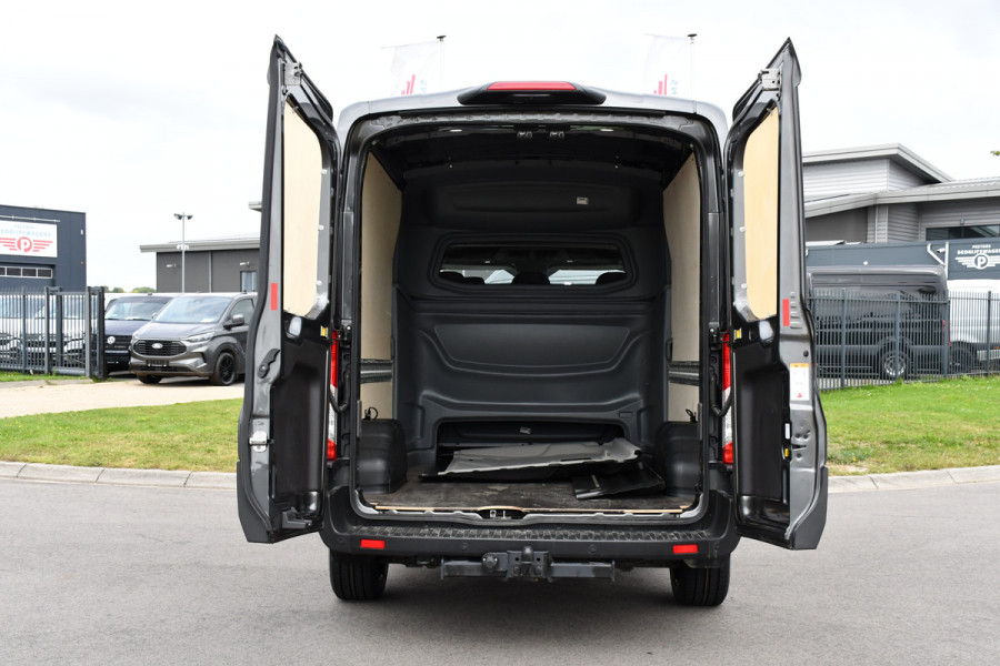 Ford Transit 350 2.0 TDCI L3H2 DC Raptor Grill Cruise, Camera, Carplay, Automaat, Sensoren, Trekhaak, NAVI, Multimedia, Uniek!