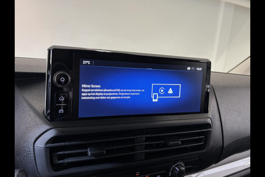 Opel Vivaro Electric L3 75 kWh | 0% rente | 8 jaar garantie | Surround View Pakket | Dodehoek detectie | Apple Carplay | camera | parkeersensoren voor & achter | Comfort scheidingswand | rijklaarprijs