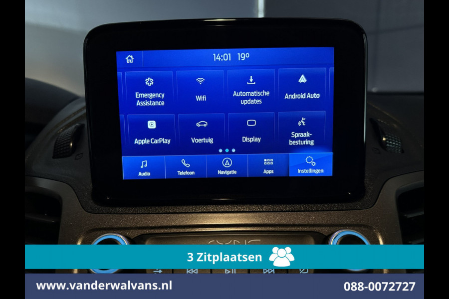 Ford Transit Connect 1.5 EcoBlue 101pk L1H1 Inrichting Euro6 Airco | 3-Zits | Camera | Navigatie | Apple Carplay | Android Auto Cruisecontrol, Parkeersensoren, Verwarmde voorruit, bijrijdersbank