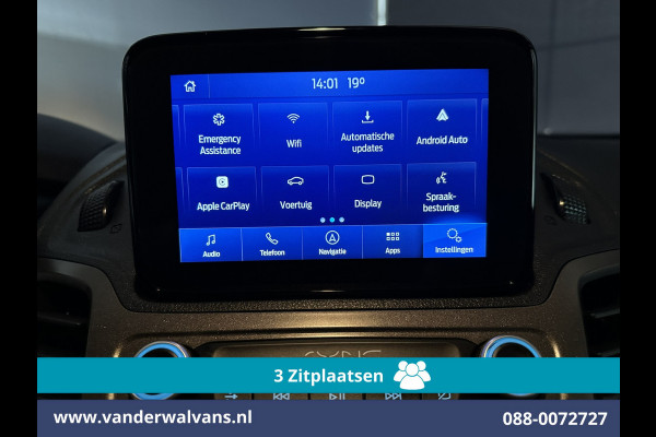 Ford Transit Connect 1.5 EcoBlue 101pk L1H1 Inrichting Euro6 Airco | 3-Zits | Camera | Navigatie | Apple Carplay | Android Auto Cruisecontrol, Parkeersensoren, Verwarmde voorruit, bijrijdersbank