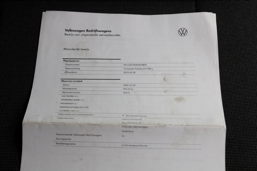 Volkswagen Transporter 2.0 TSI 150pk Benzine L2H3 Trendline Airco/Camera/Camper? BPM-VRIJ 03-2019