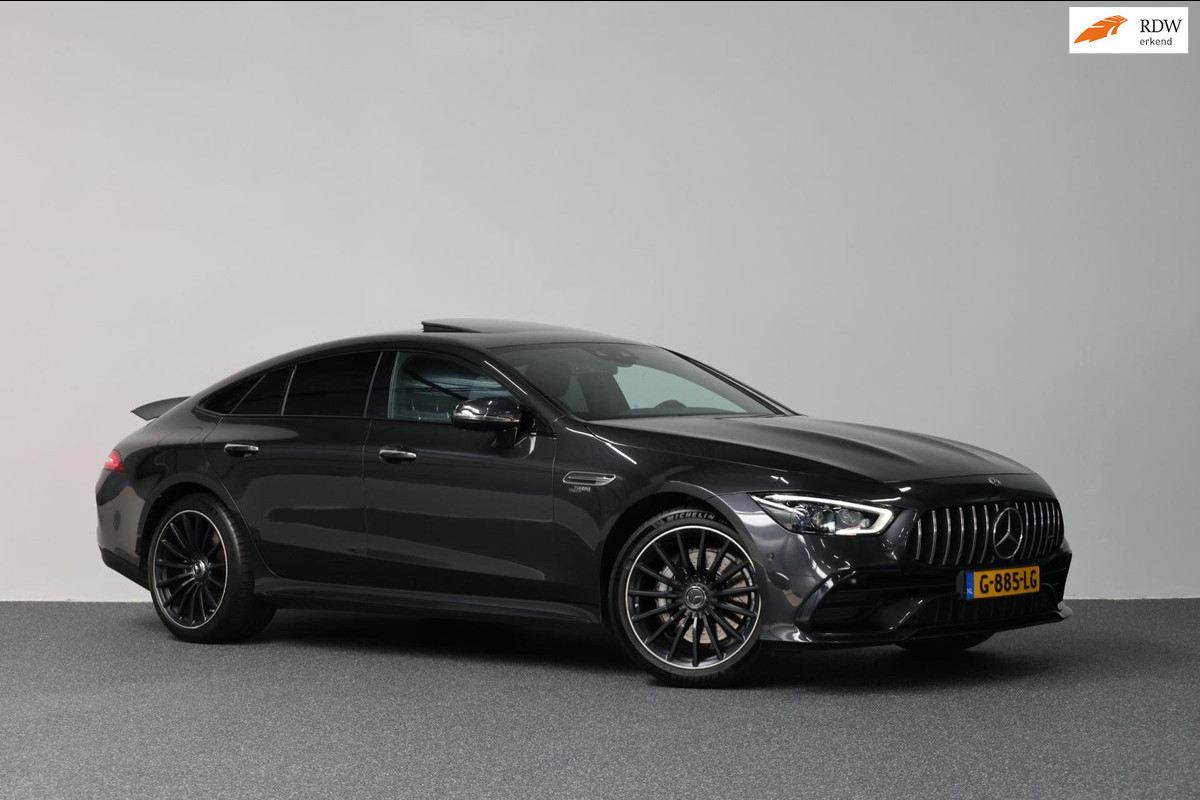 Mercedes-Benz AMG GT 4-Door Coupe AMG 53 4MATIC+ 435+PK LED/VIRTUAL/SFEER/SCHUIFDAK/LEER+MASSAGE/CAM/ACC/ECC/12 MND GARANTIE! Mercedes-Benz AMG GT 4-Door Coupe AMG 53 4MATIC+ 435+PK LED/VIRTUAL/SFEER/SCHUIFDAK/LEER+MASSAGE/CAM/ACC/ECC/12 MND GARANTIE!