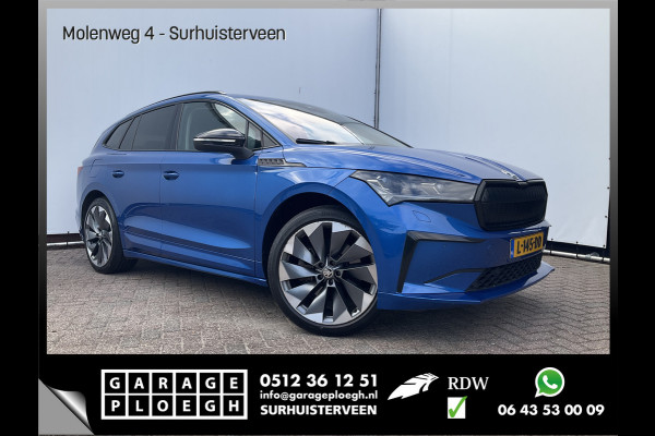 Škoda ENYAQ iV 80 First Edition Stoelverw v+A Trekhaak Warmtepomp Vol opties