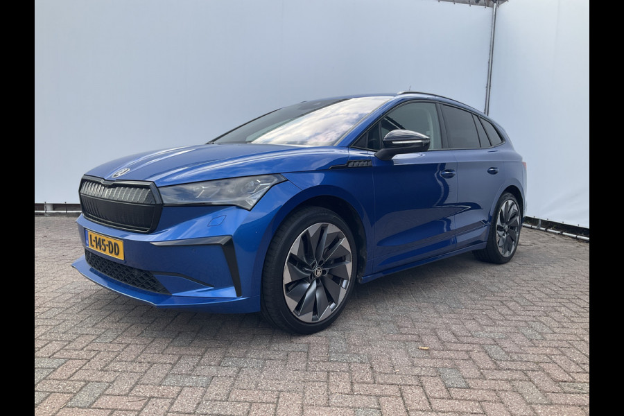Škoda ENYAQ iV 80 First Edition Stoelverw v+A Trekhaak Warmtepomp Vol opties