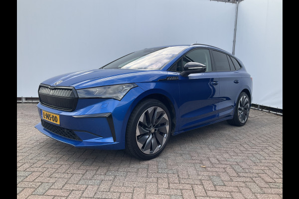 Škoda ENYAQ iV 80 First Edition Stoelverw v+A Trekhaak Warmtepomp Vol opties